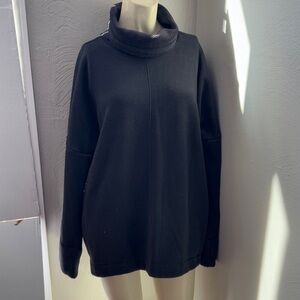 Athleta fleece cow neck sweater size med